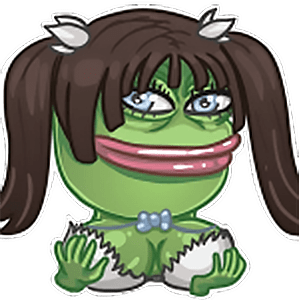 Лягушка Pepe для Телеграм